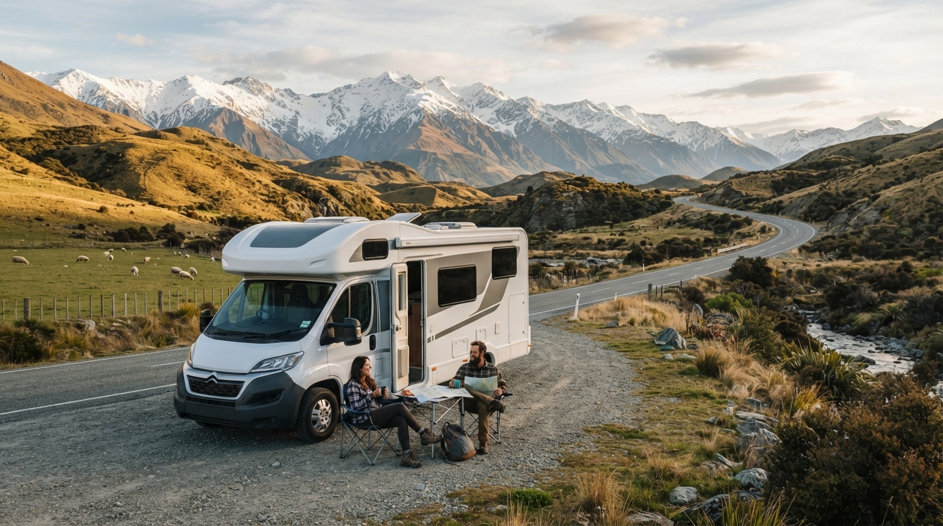 Christchurch Round trip - Lord of the Rings South Island — Christchurch RV road trip landscape