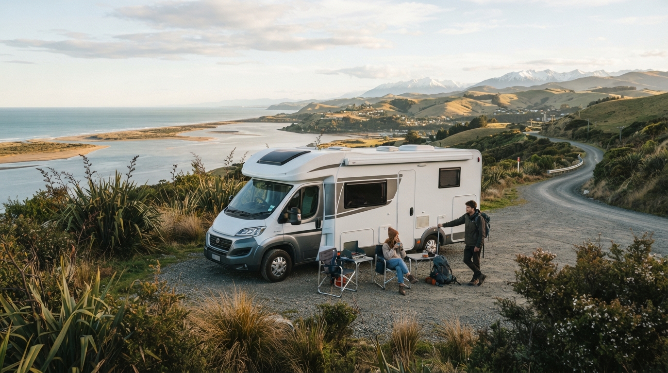 Christchurch Roundtrip - South of the South island — Christchurch RV road trip landscape