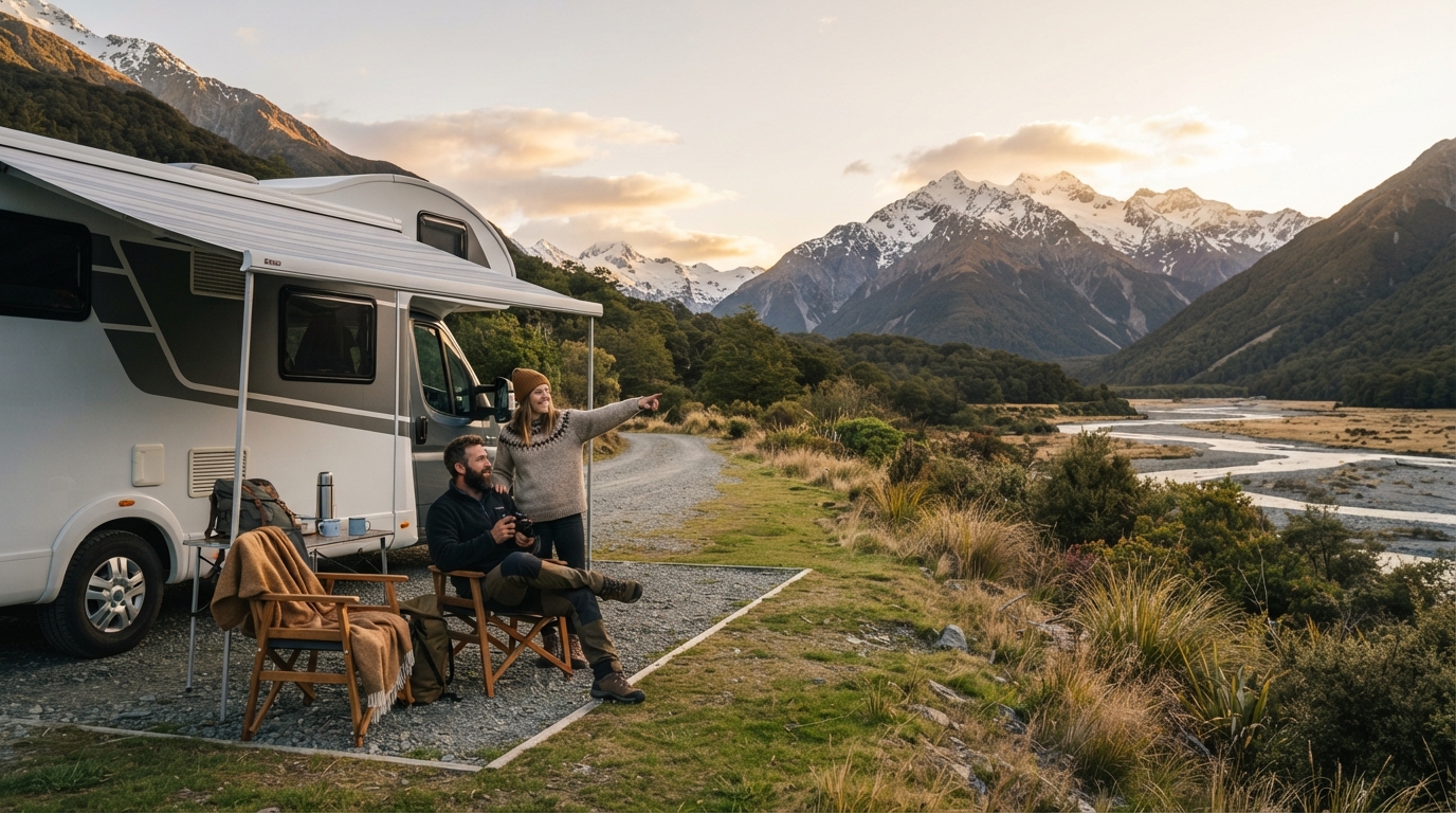 Christchurch to Auckland - Alpine Springs, Interislander, and Geysers — national park landscape