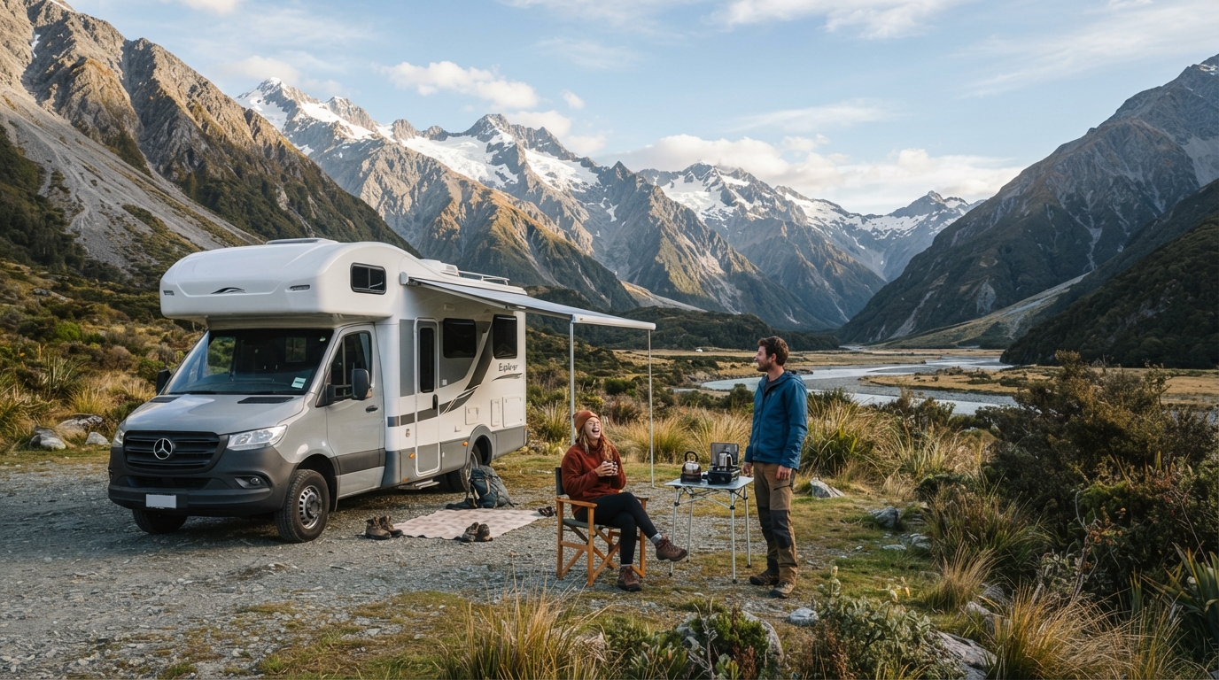 Christchurch to Auckland - Alpine Springs, Interislander, and Geysers — national park landscape