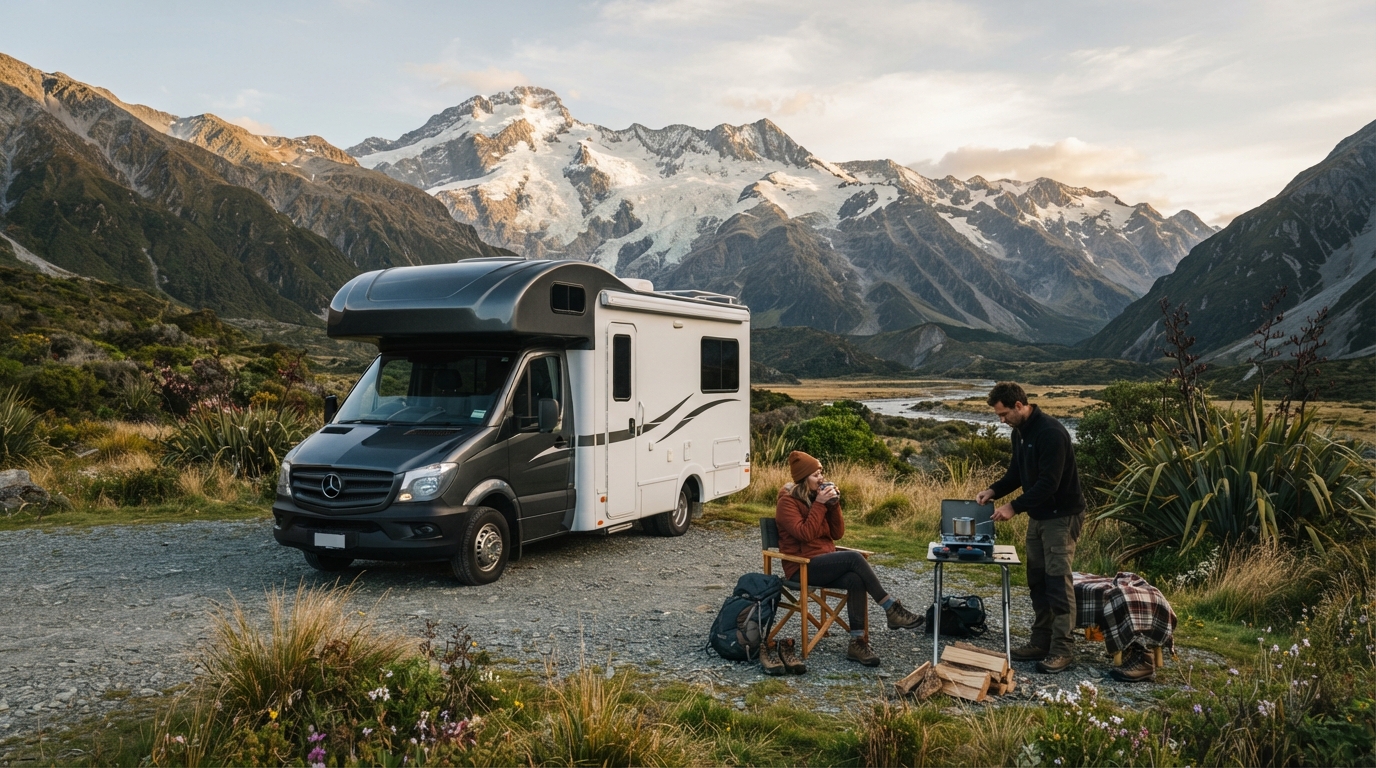 Christchurch Roundtrip - South Island Winter Wonders: RV Road Trip Through New Zealand’s Ski and Spring Highlights — national park landscape