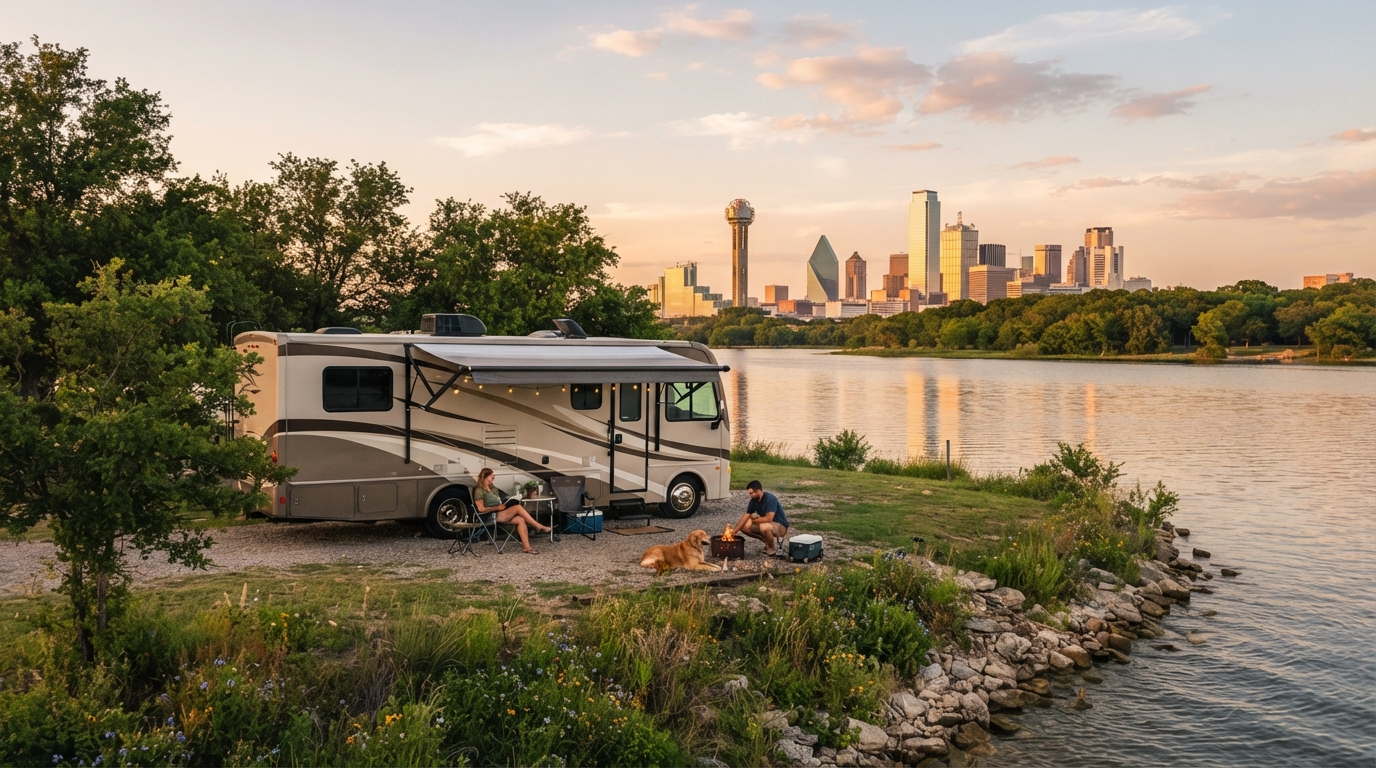 Dallas Roundtrip - South — Dallas RV road trip landscape
