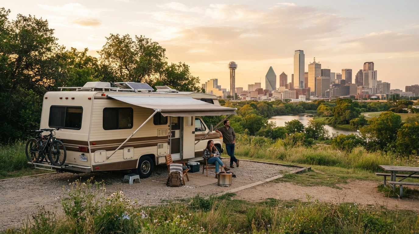 Dallas to Minneapolis - The Heartland Music Route — Dallas RV road trip landscape