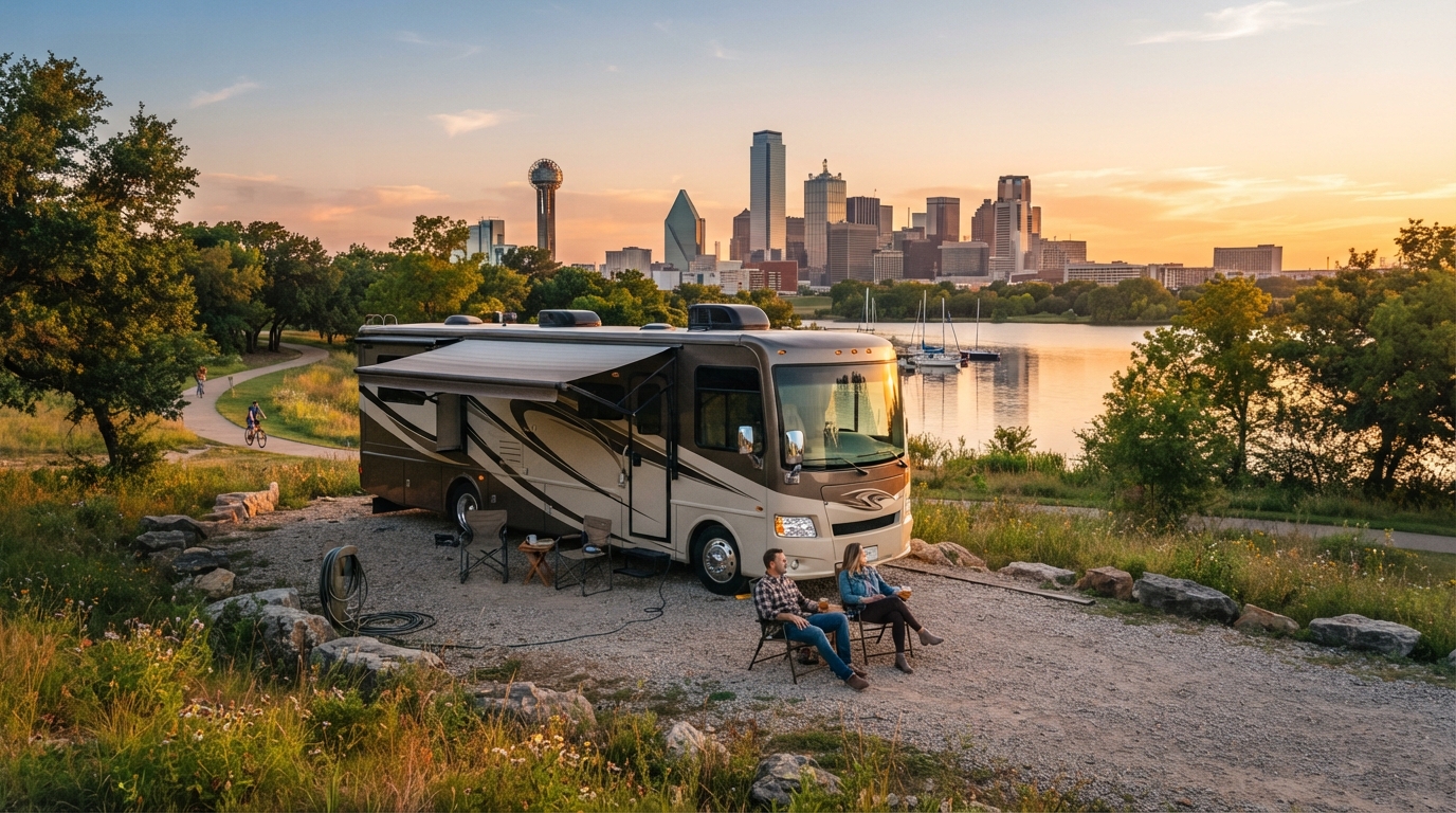 Dallas Roundtrip - Incl. Bluebonnet Trail — Dallas RV road trip landscape