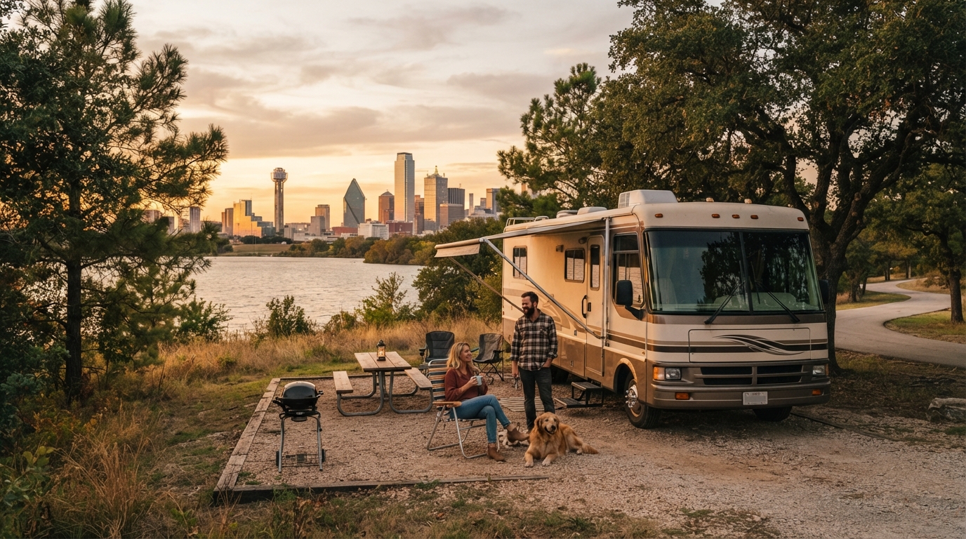 Dallas to Los Angeles - Canyons Deserts and Coasts The Ultimate Western RV Trek — Dallas RV road trip landscape