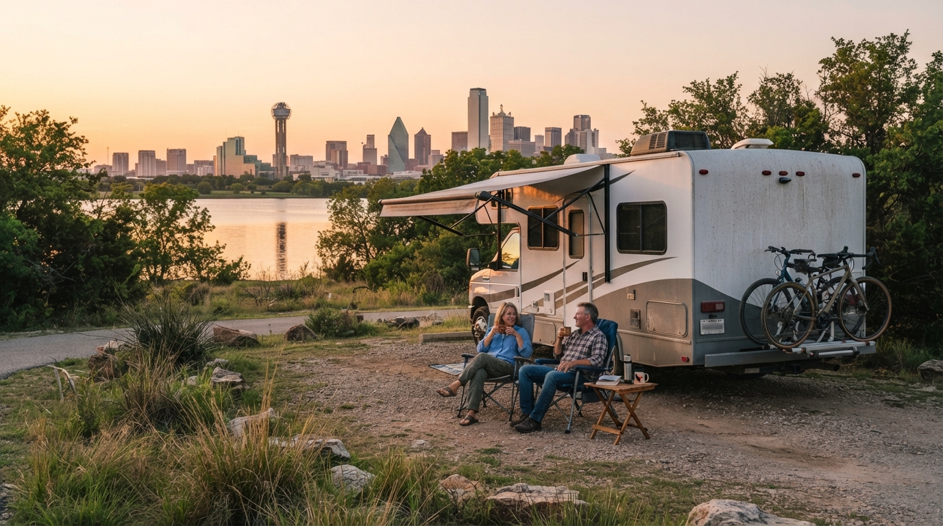 Dallas to Orlando - The Deep South to the Sunshine State — Dallas RV road trip landscape