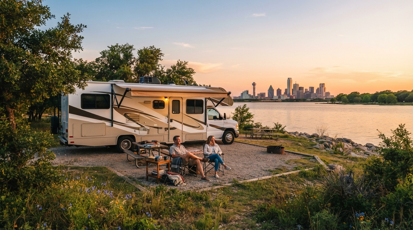 Dallas to Los Angeles - Canyons Deserts and Coasts The Ultimate Western RV Trek — Dallas RV road trip landscape
