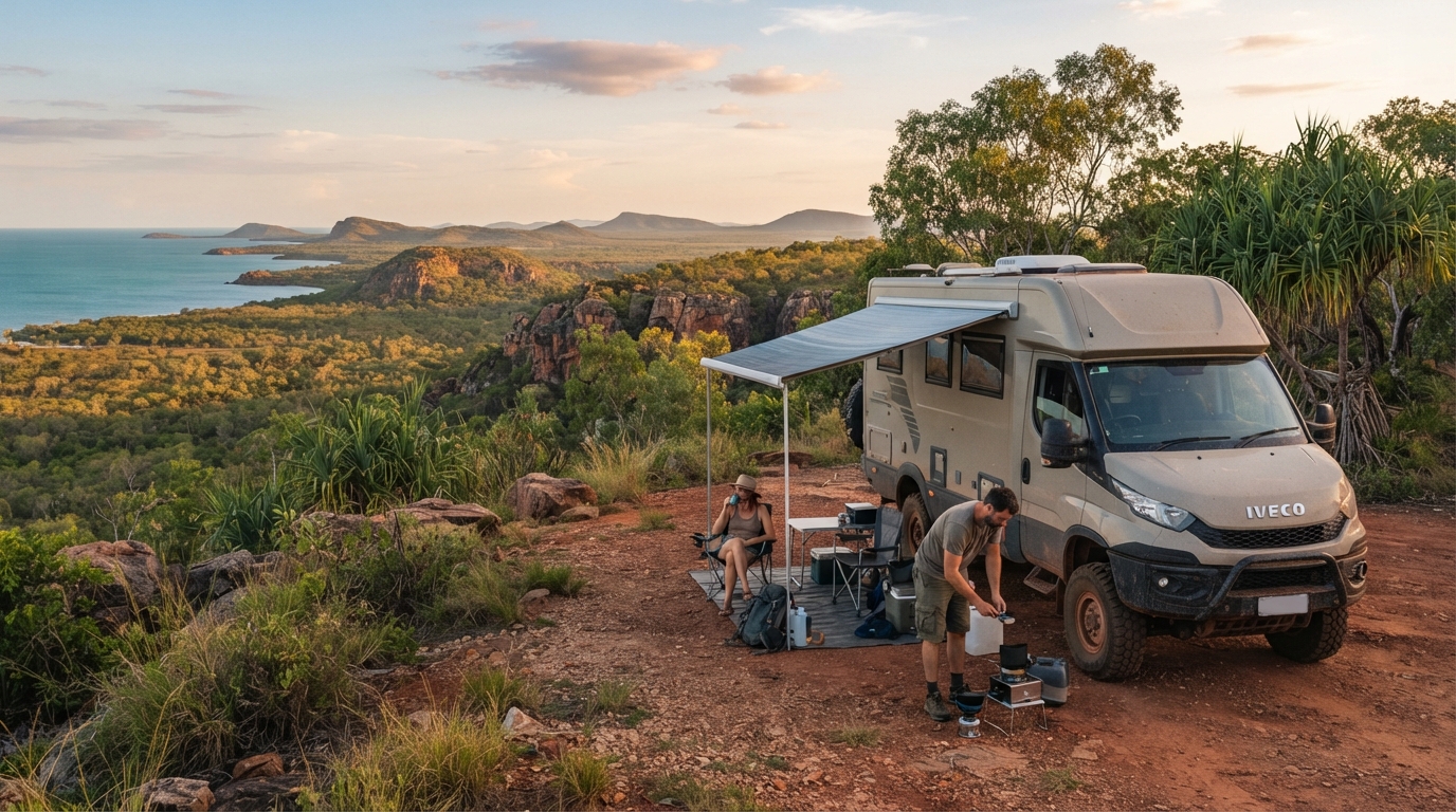 Darwin to Sydney - The Campervan Coast-to-Coast Journey — Darwin RV road trip landscape