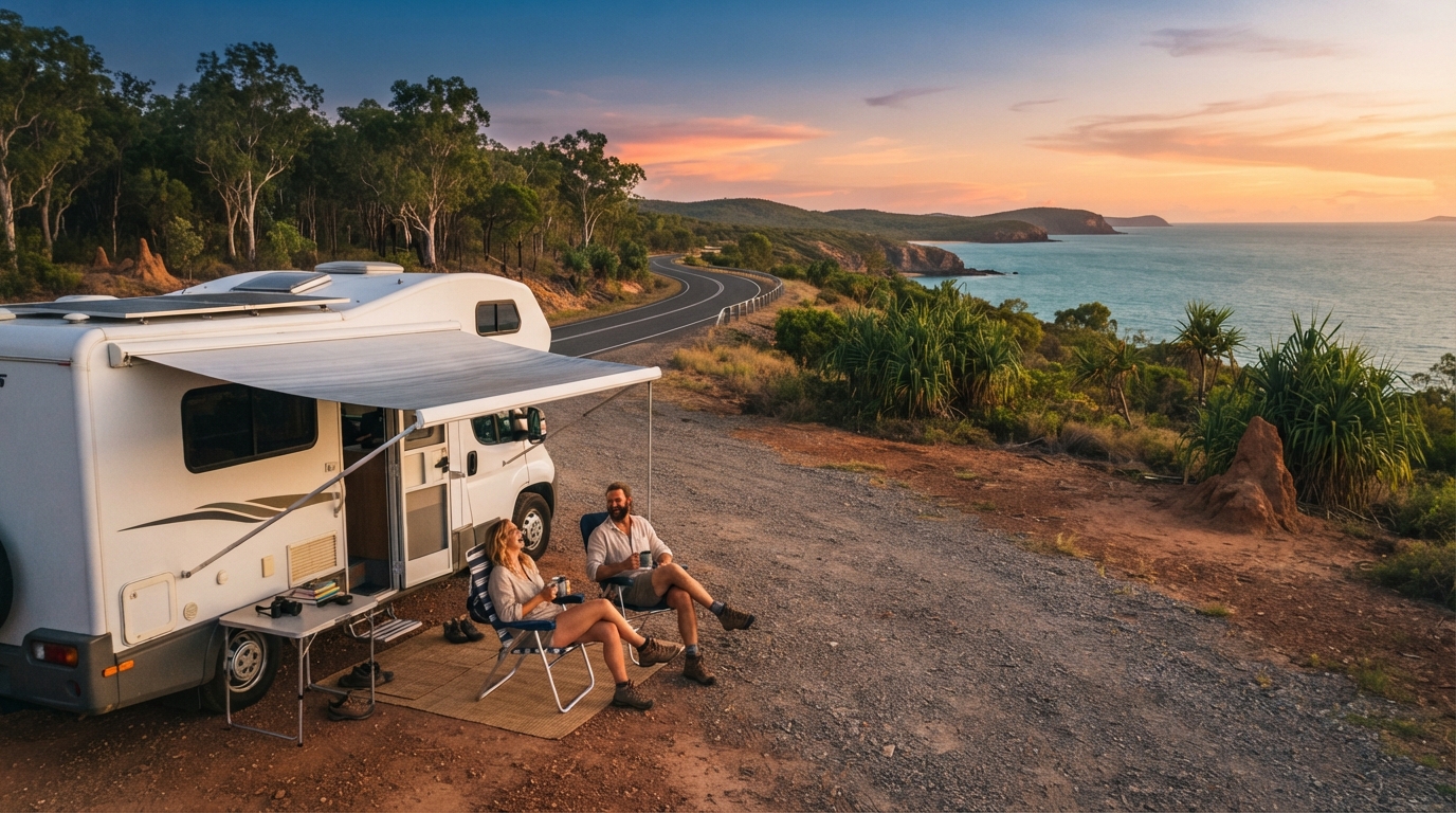 Darwin to Melbourne - Cultural Outback & Coastal Charm Trail — Darwin RV road trip landscape