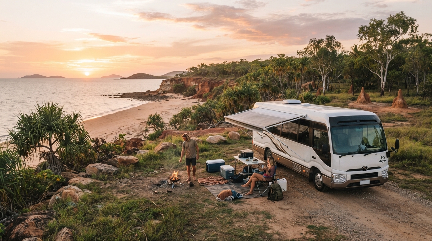 Darwin to Brisbane - Desert Tracks and Coastal Paths — Darwin RV road trip landscape