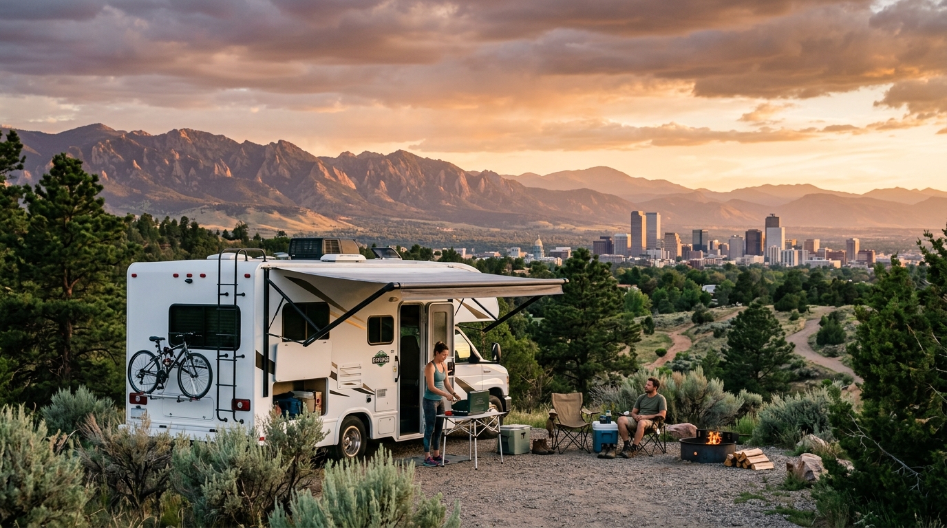Denver to Los Angeles - Including The Canadian Rocky Mountains — Denver RV road trip landscape
