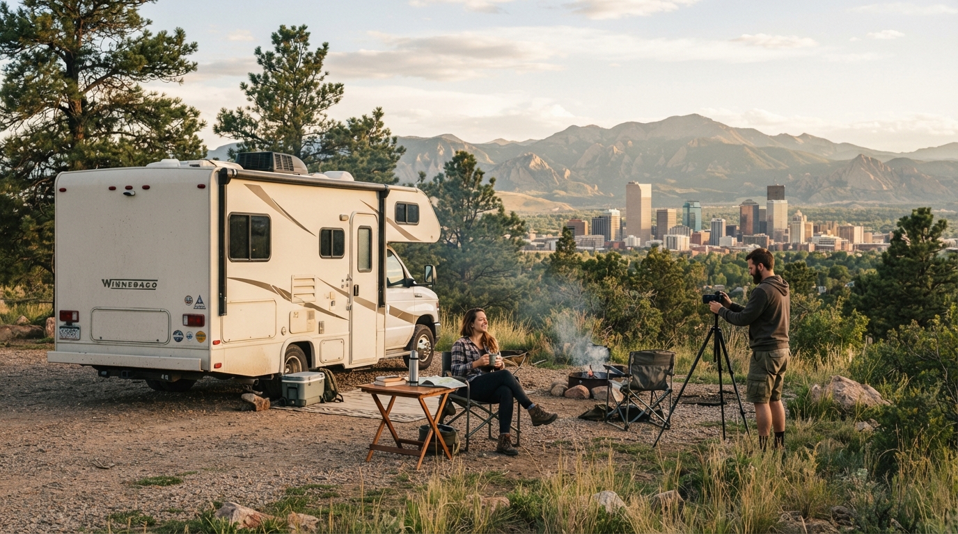 Denver to Houston — Denver RV road trip landscape