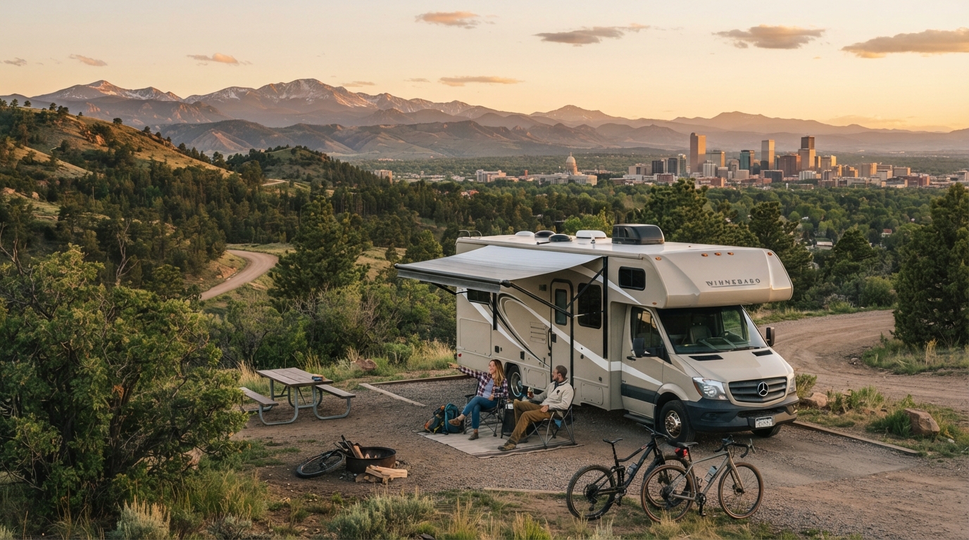 Denver to Las Vegas - Ancient Pueblos and Neon Lights — Denver RV road trip landscape