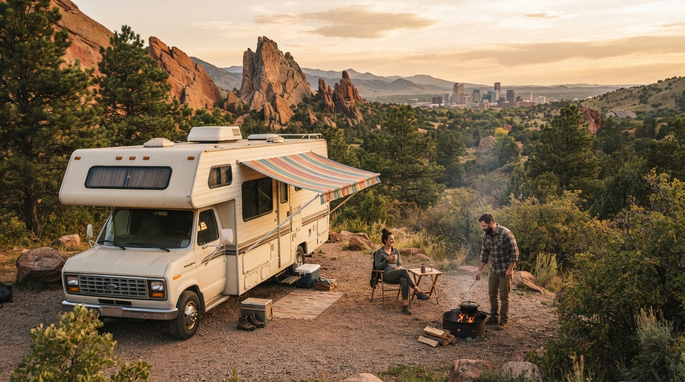 Denver to Austin — Denver RV road trip landscape