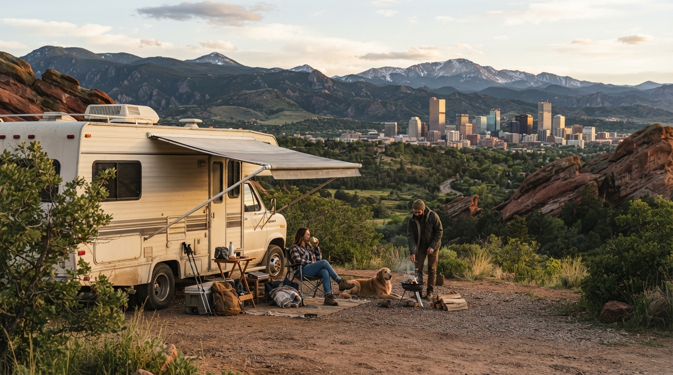 Denver to Las Vegas - Ancient Pueblos and Neon Lights — Denver RV road trip landscape