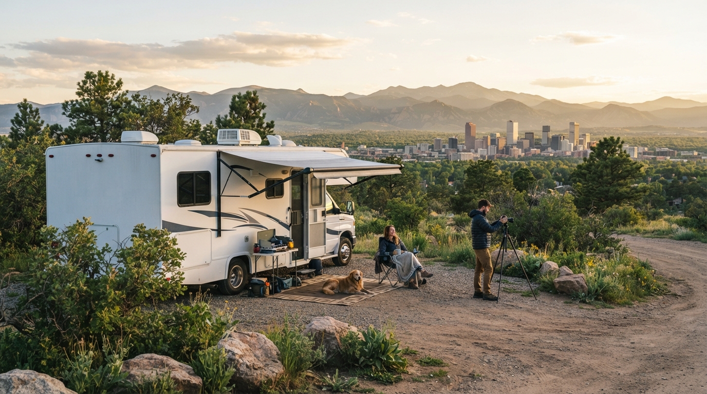 Denver to Las Vegas - Including the Yellowstone — Denver RV road trip landscape