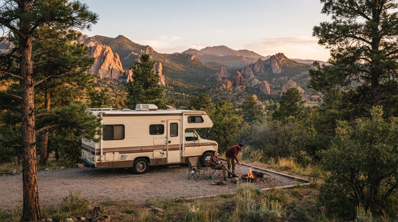 Denver to Portland including Mt. Rushmore and the Yellowstone — national park landscape