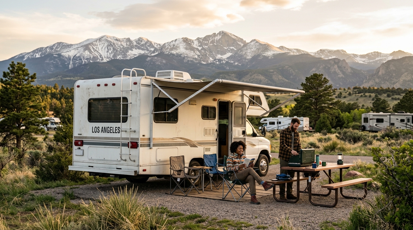Denver to Los Angeles - Including The Canadian Rocky Mountains — Los Angeles travel scenery