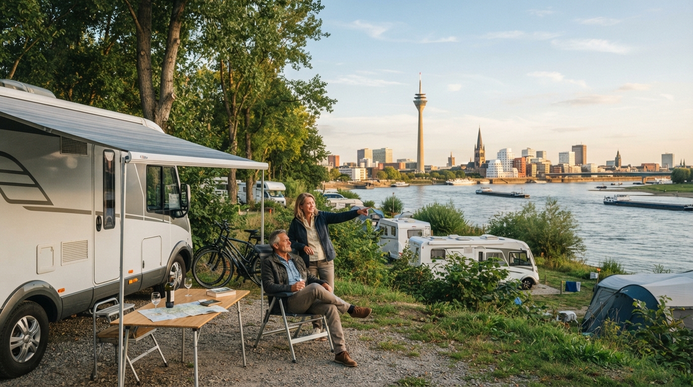 Dusseldorf Roundtrip - Central Germany — campground with a motorhome