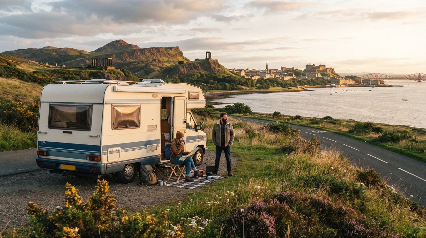 Edinburgh Roundtrip - Scottish Highlands Explorer — Edinburgh RV road trip landscape