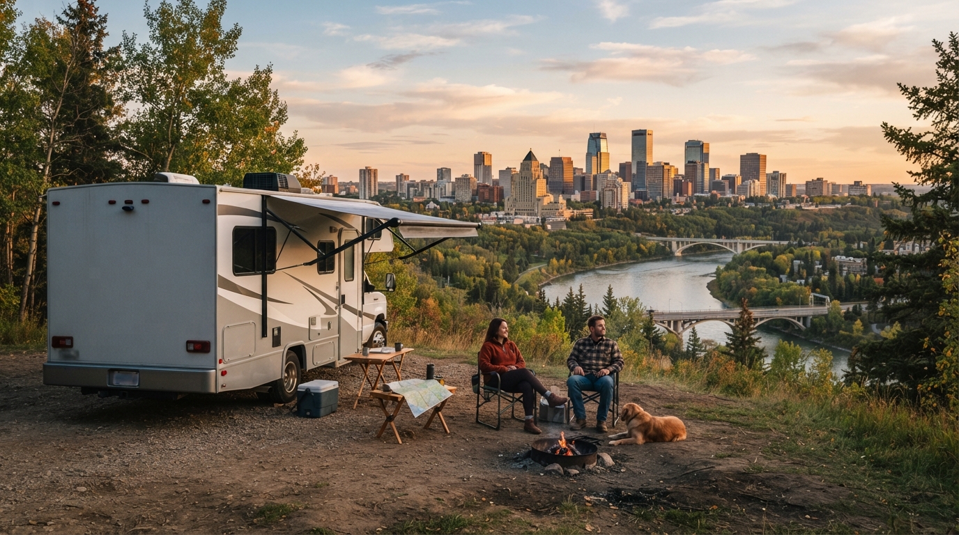 Edmonton to Halifax - Lakes, Legends & Lighthouses: A Canadian Family Road Trip — Edmonton RV road trip landscape