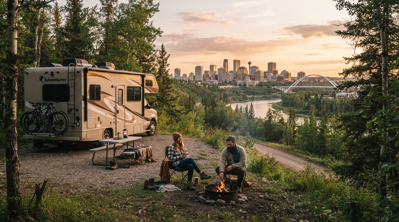 Edmonton to Vancouver - Canadian Rockies & BC — Edmonton RV road trip landscape