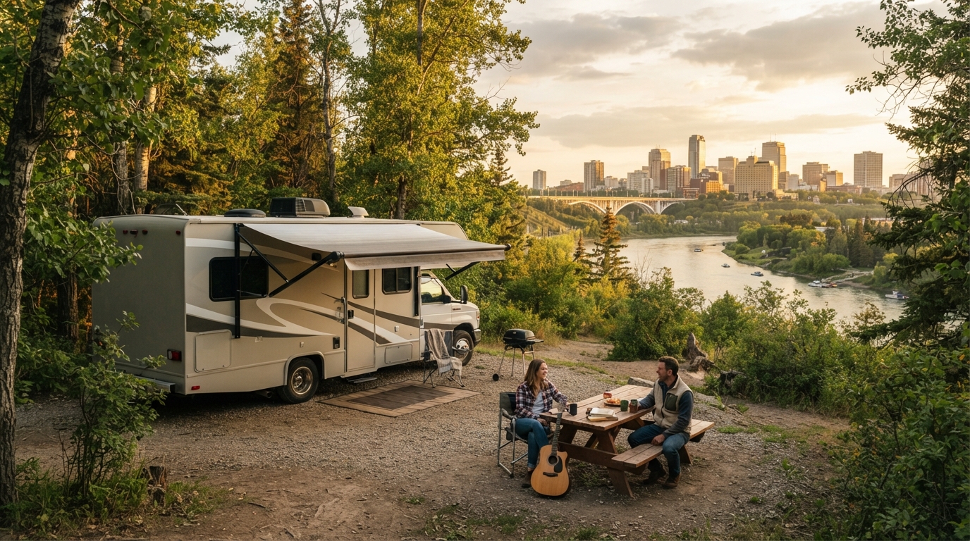 Edmonton Roundtrip - TO THE Northwest Territories — Edmonton RV road trip landscape