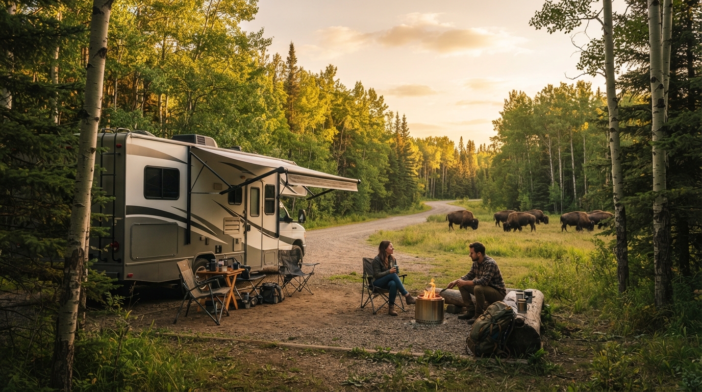 Edmonton to Halifax - Lakes, Legends & Lighthouses: A Canadian Family Road Trip — national park landscape