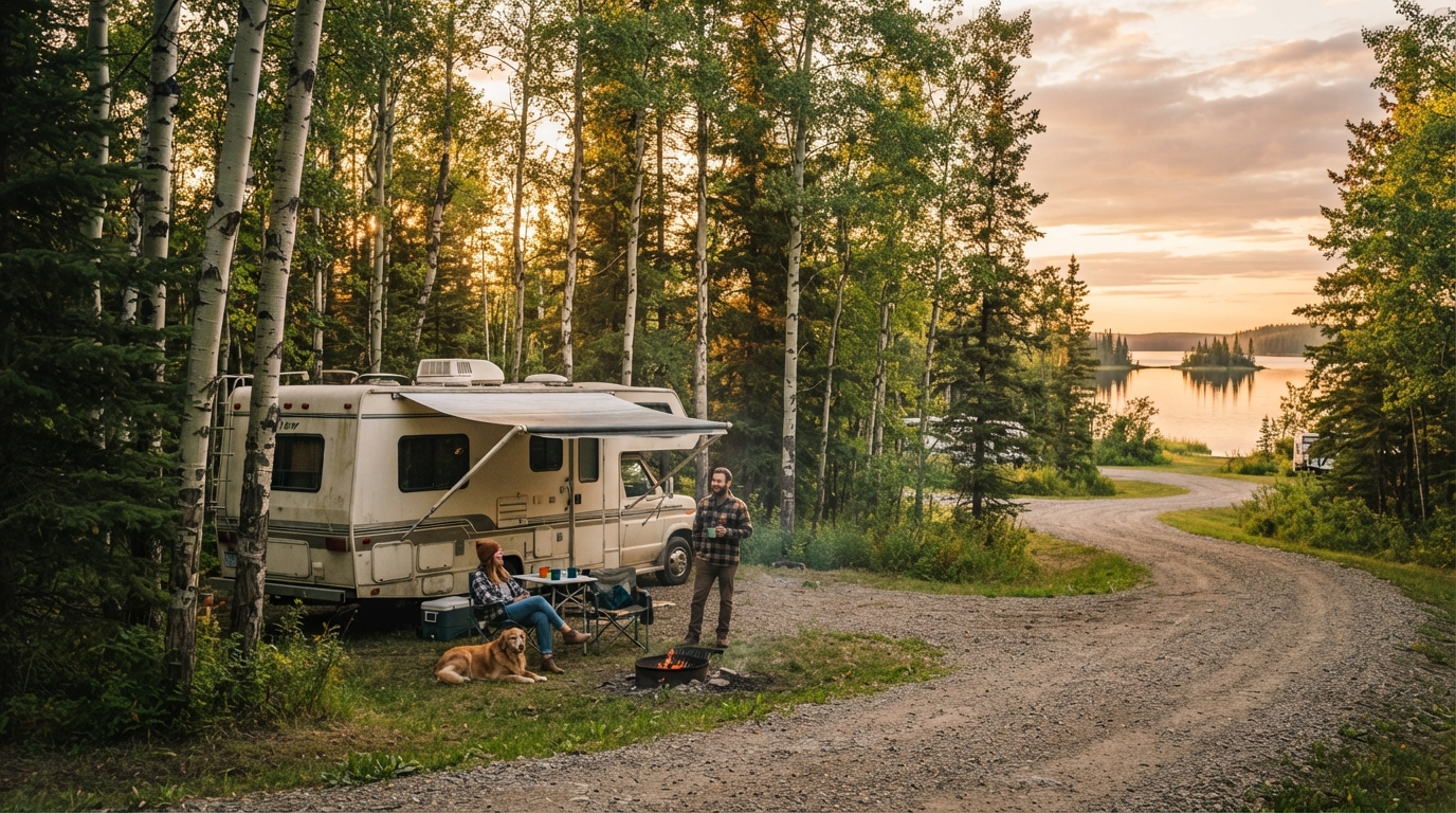 Edmonton Roundtrip - Rockies Mountains and Canada badlands — national park landscape