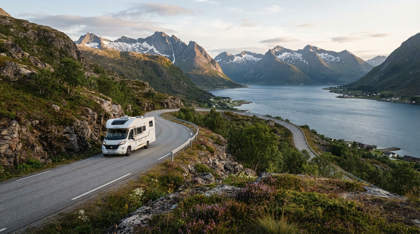 Evenes Round trip - The Polar Fjord Route — Evenes RV road trip landscape
