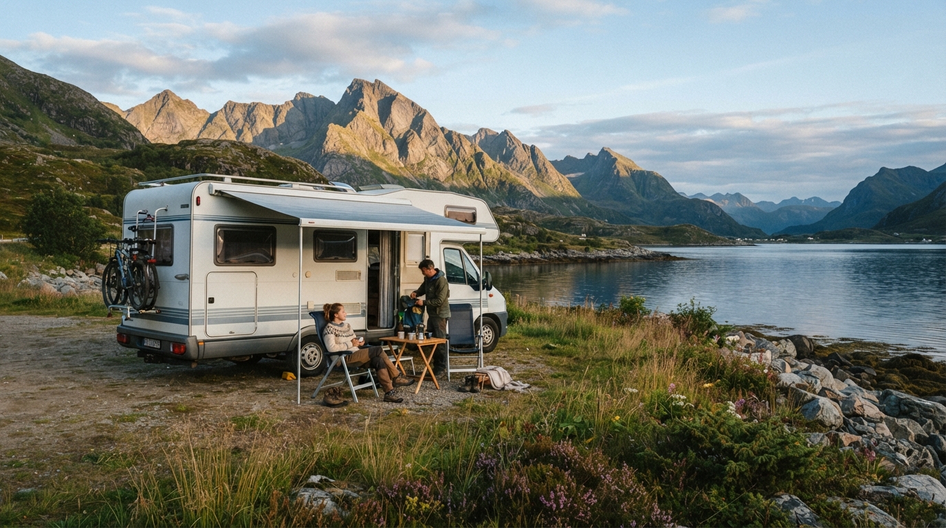 Evenes Round trip - Northern Lights & Viking Tales — Evenes RV road trip landscape