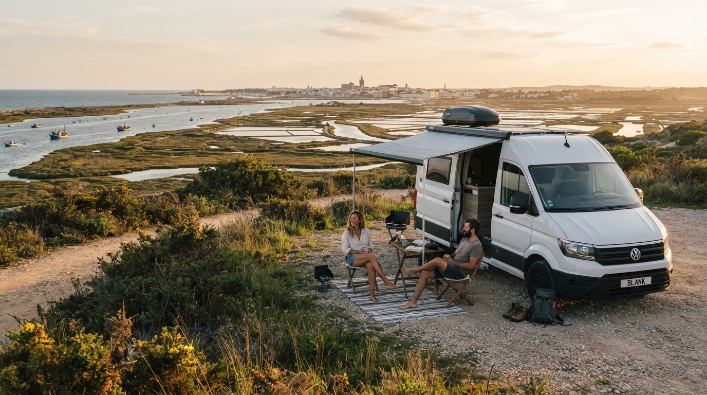Faro Roundtrip - South Portugal & South Spain - Incuding. Algarve , Seville, Lisbon — Faro scenic landscape