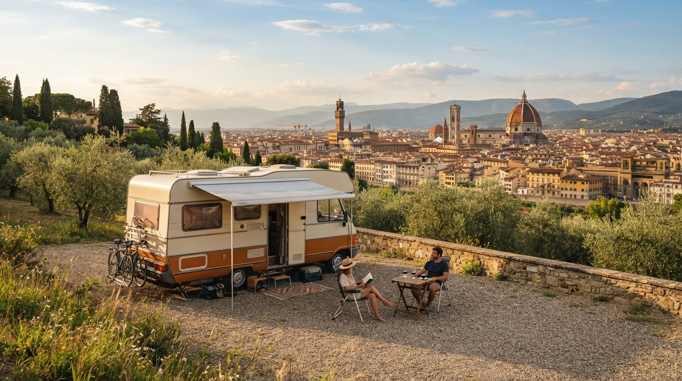 Florence RoundTrip - Rolling Hills and Adriatic Shores — Firenze scenic landscape