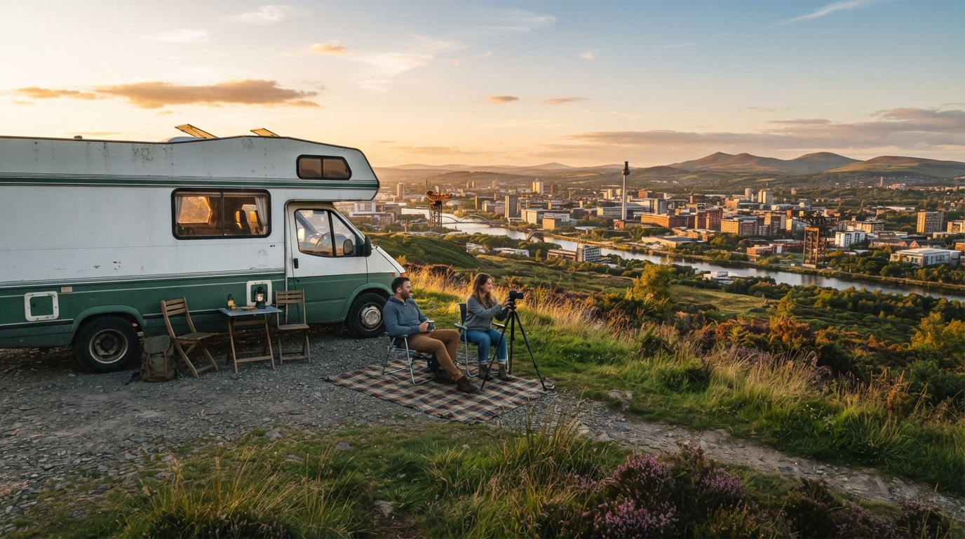 Glasgow Roundtrip - Heading south — Glasgow scenic landscape