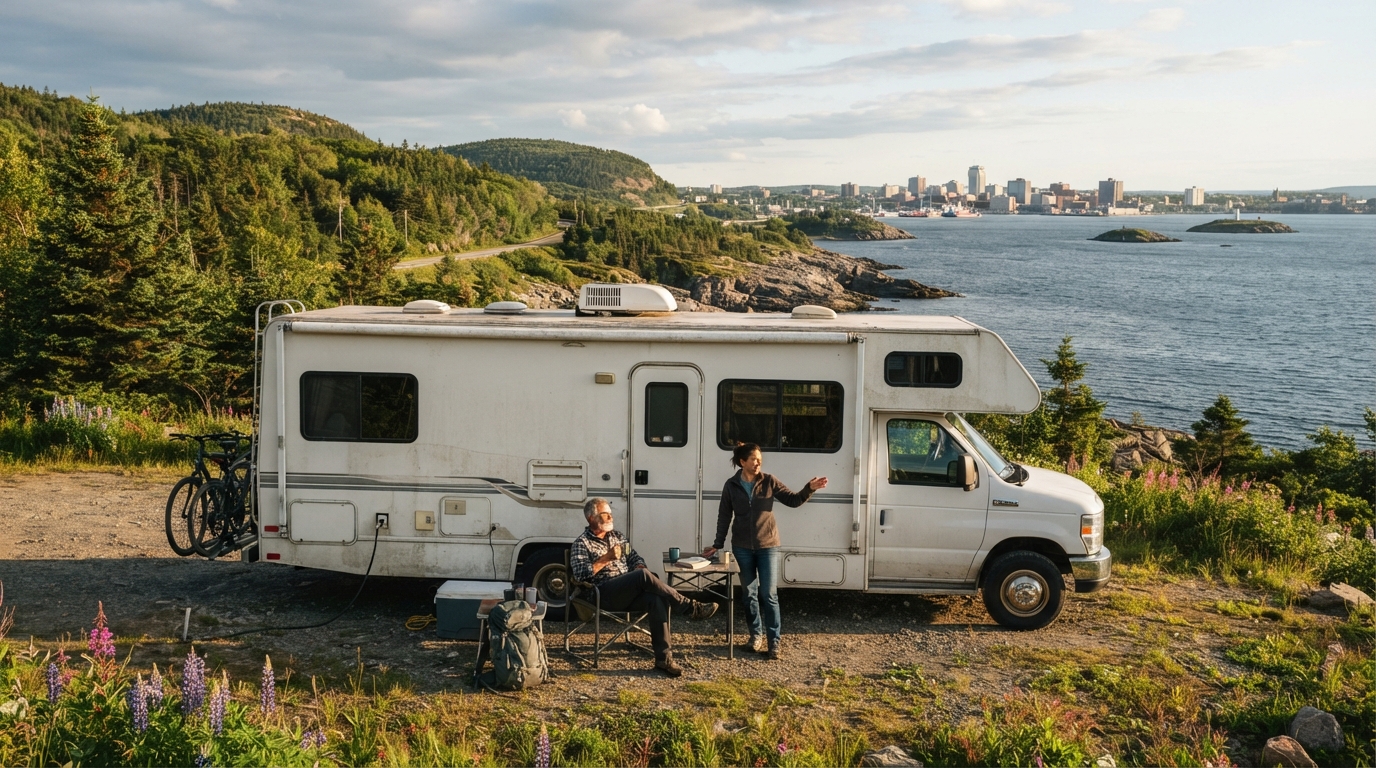 Halifax to Calgary - Cross-Country Motorhome Adventure — Halifax RV road trip landscape