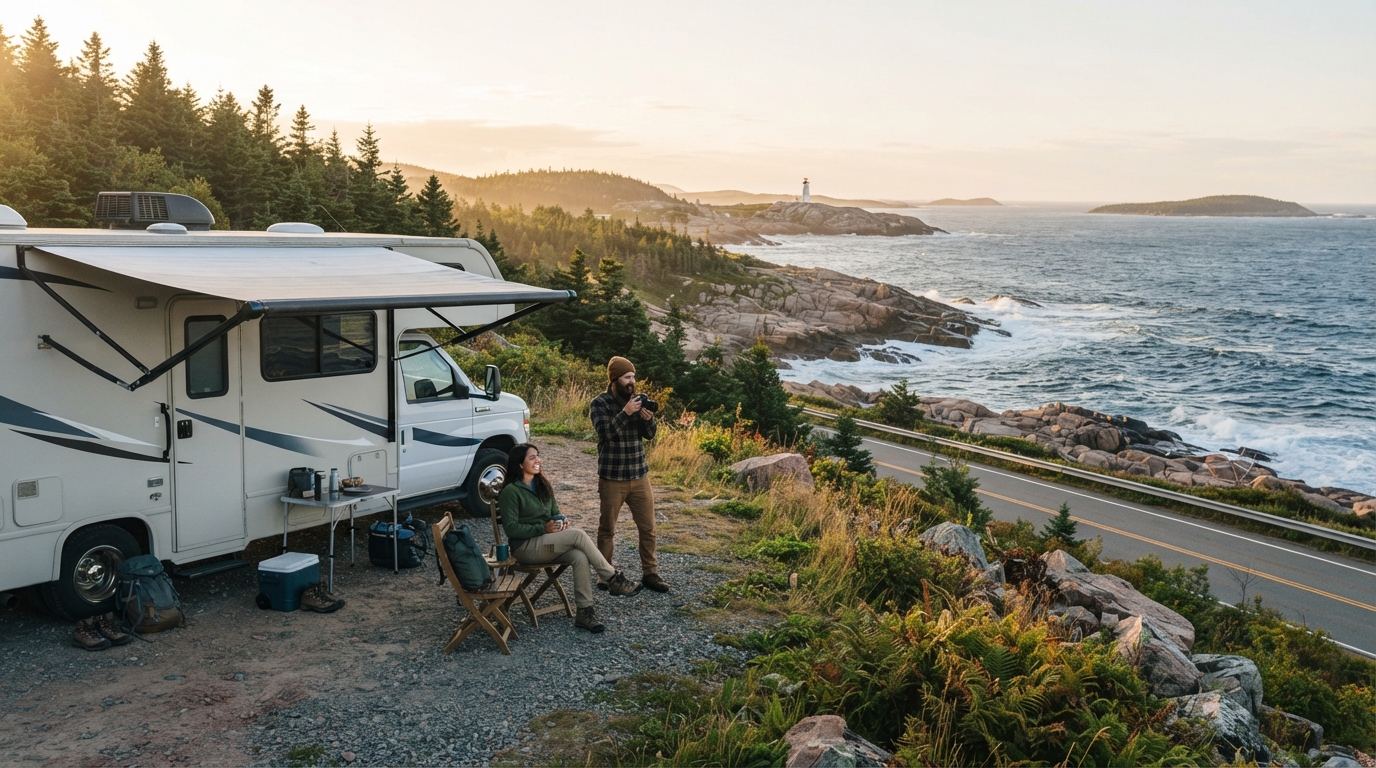 Halifax to Toronto - Fall Foliage trip - Canada and USA — Halifax RV road trip landscape