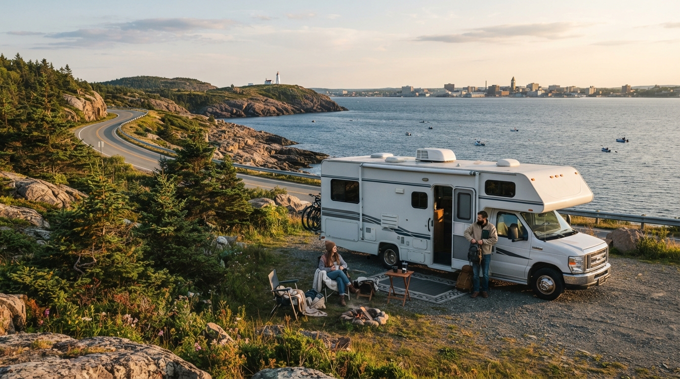 Halifax to Vancouver - Canada and USA - coast to coast - East to West (CA40) — Halifax RV road trip landscape