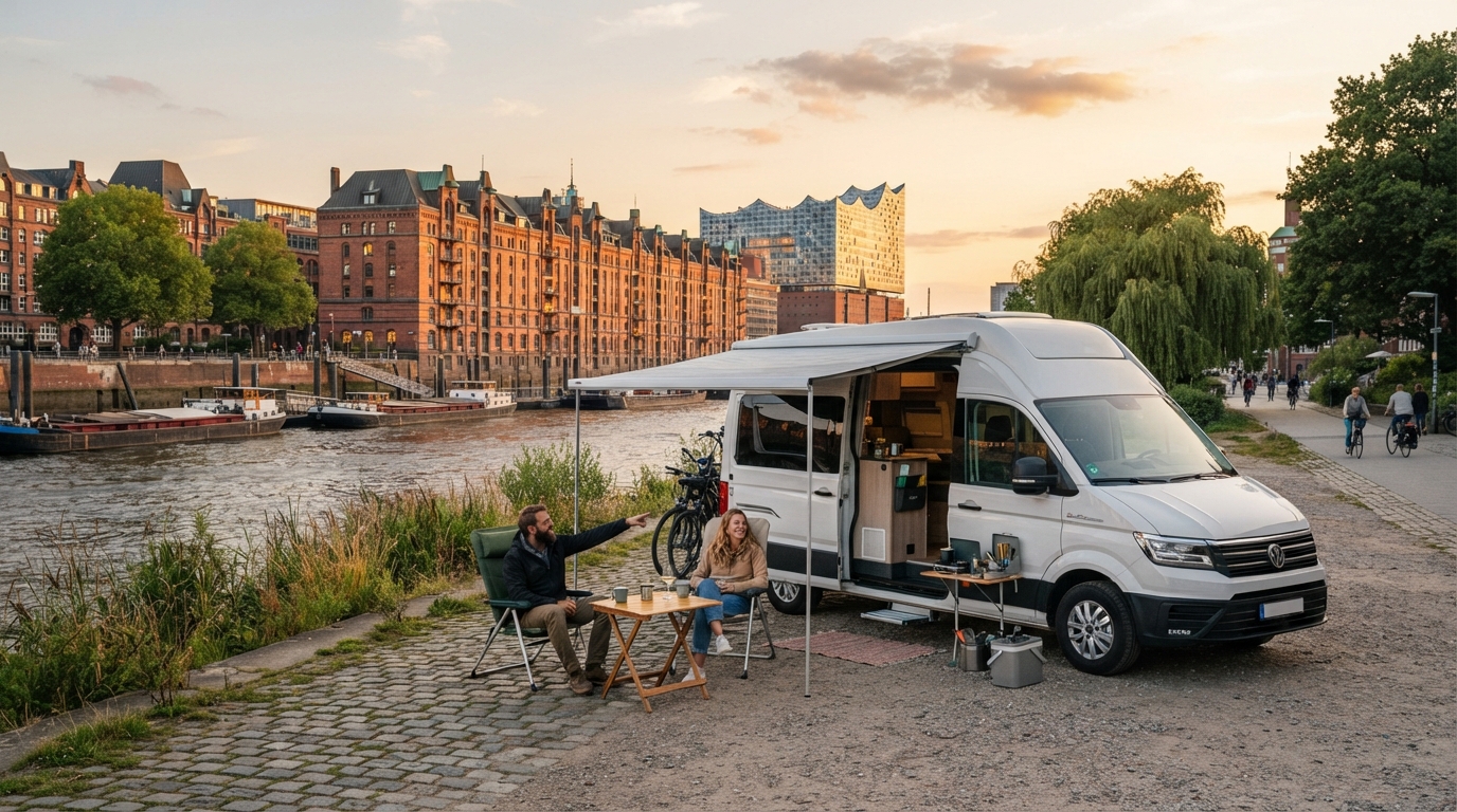 Hamburg Roundtrip - To Denmark & Norway — Hamburg RV road trip landscape