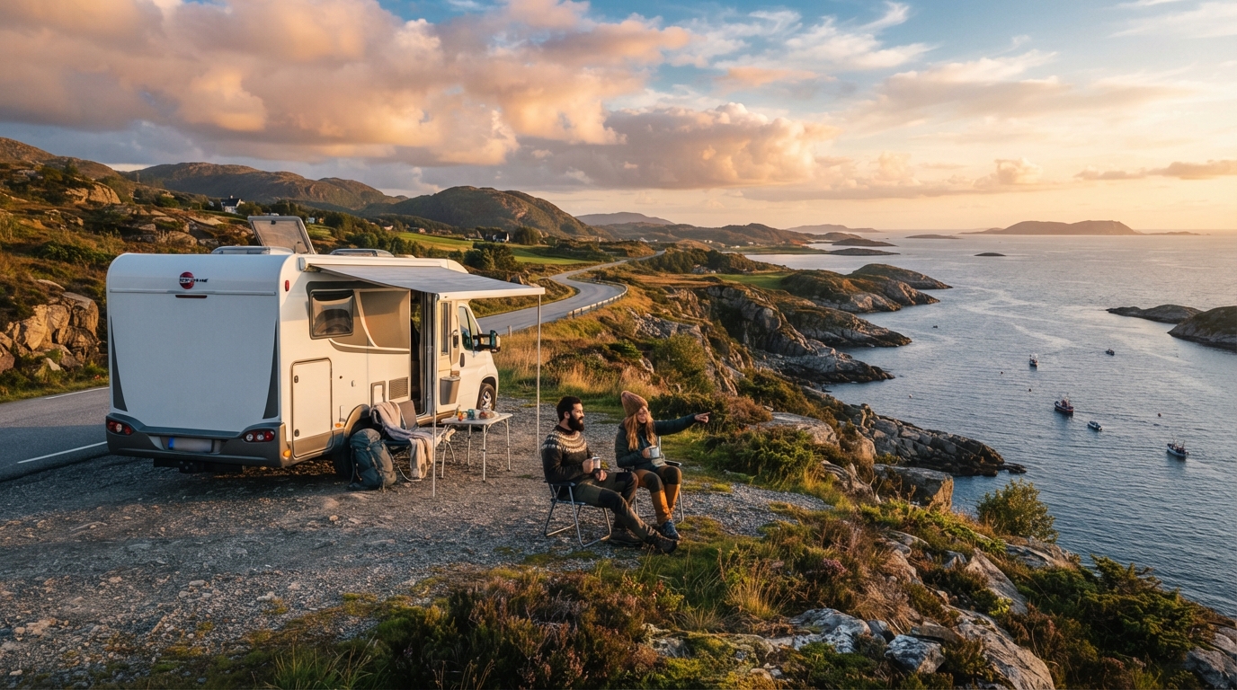 Haugesund Round trip - Winding Through the Fjords — Haugesund RV road trip landscape