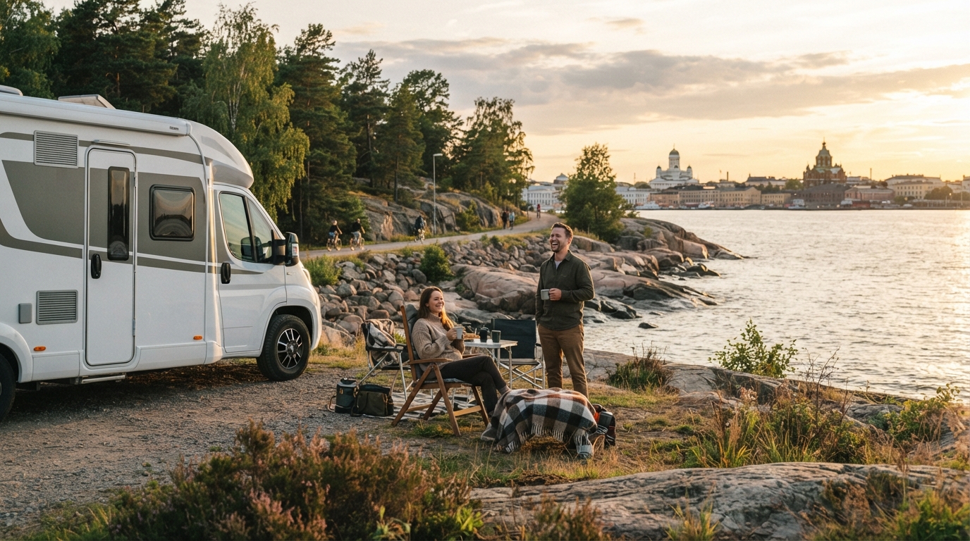 Helsinki to Rovaniemi - Fjords & Fortresses Road Trip — Helsinki RV road trip landscape
