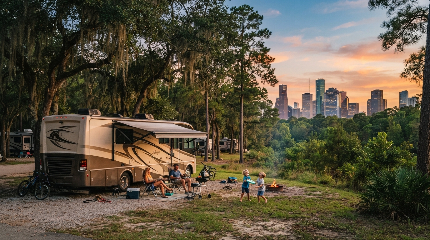 Houston to New York — Houston RV road trip landscape