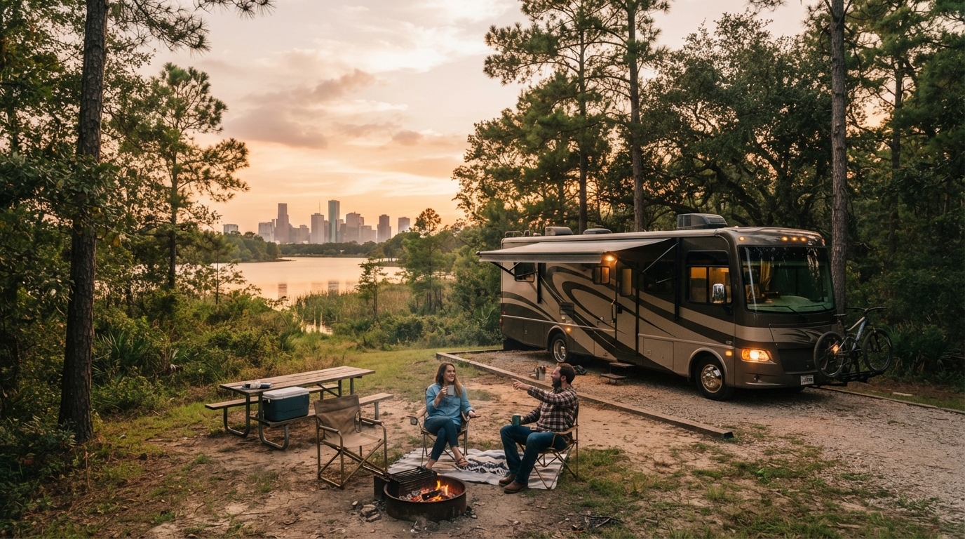 Houston to Miami — Houston RV road trip landscape
