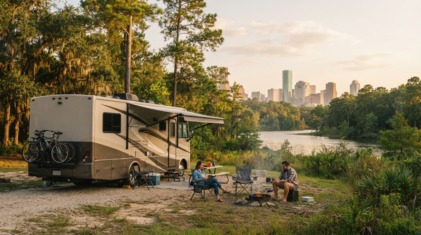 Houston to Tampa — Houston RV road trip landscape