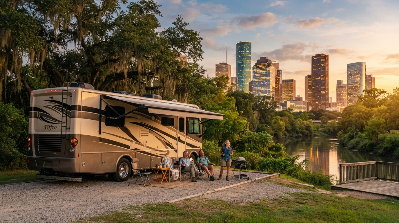 Houston to Atlanta - Bayous Safaris and The Big Easy — Houston RV road trip landscape