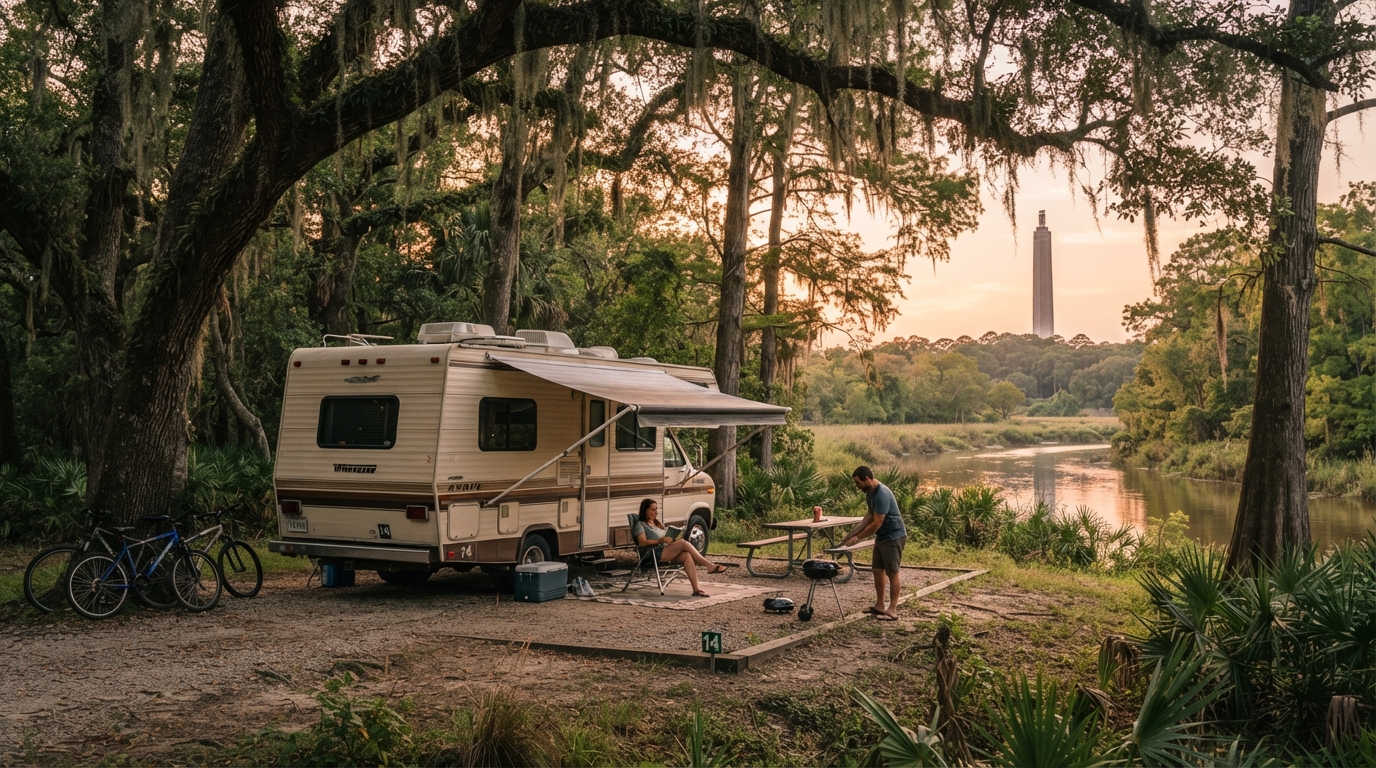 Houston to Charlotte — national park landscape