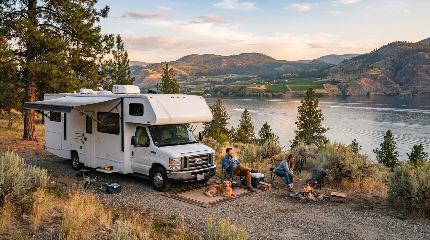 Kelowna to Halifax - — Kelowna RV road trip landscape