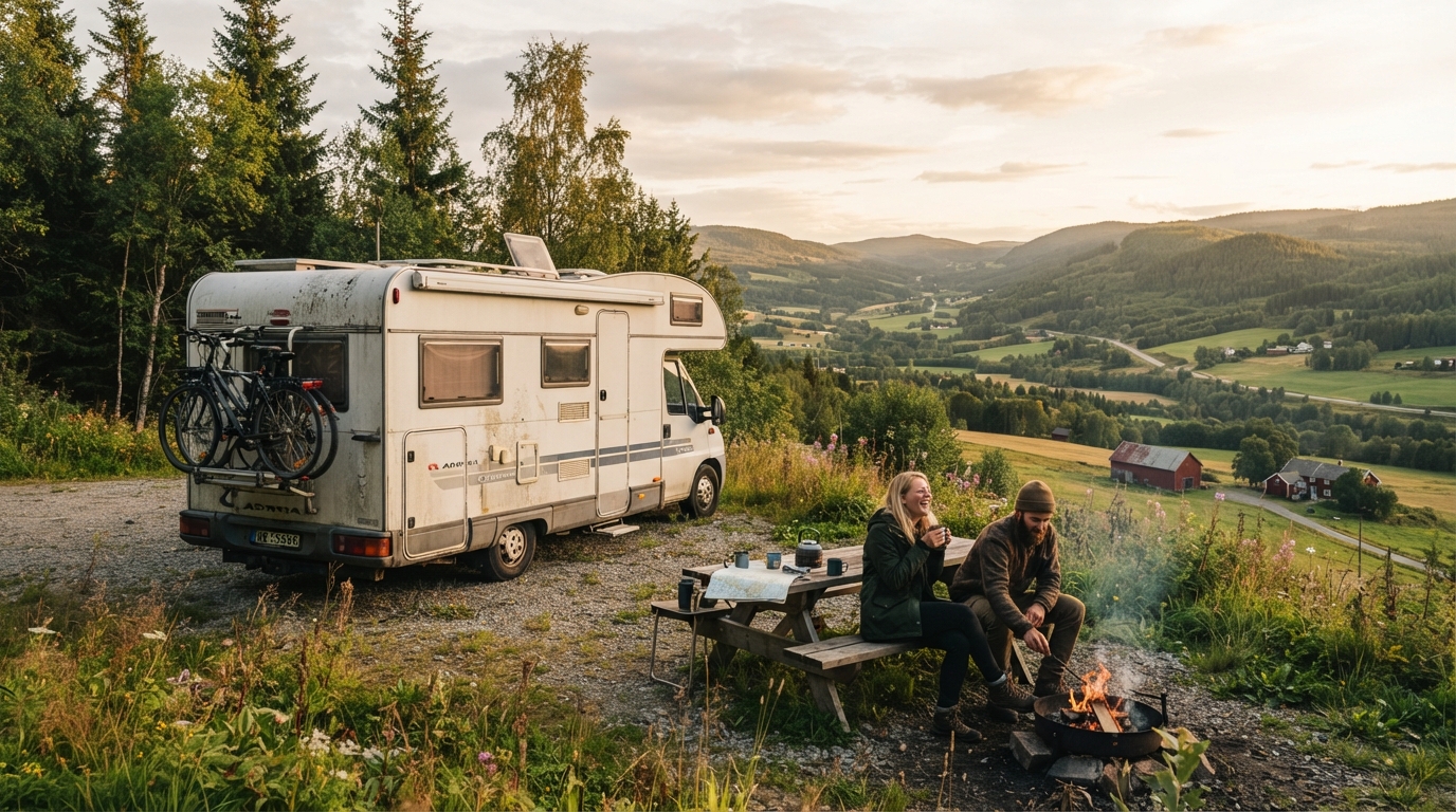 Klofta Round trip - The Grand Fjordland Drive — Kløfta RV road trip landscape