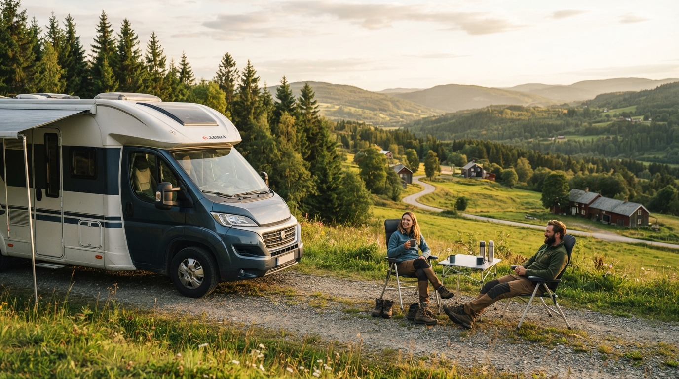 Klofta Round trip - Wild Wonders & Waterfalls Road Trip — Kløfta RV road trip landscape