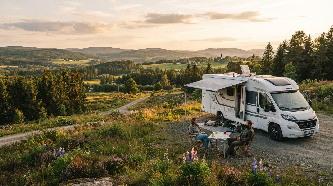 Klofta Round trip - Wild Wonders & Waterfalls Road Trip — Kløfta scenic landscape