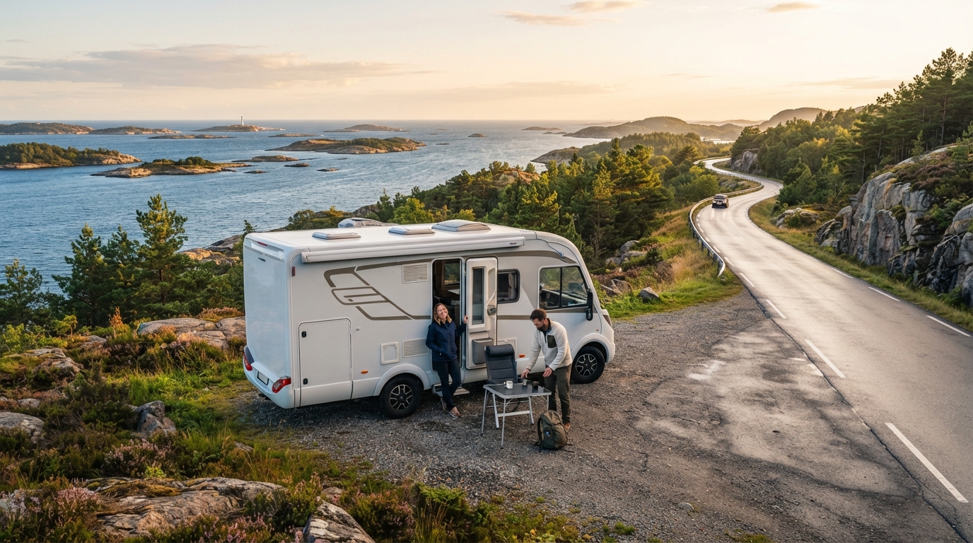 Kristiansand Roundtrip - Fjords, Falls & Fun: A Scenic Motorhome Tour — Kristiansand RV road trip landscape